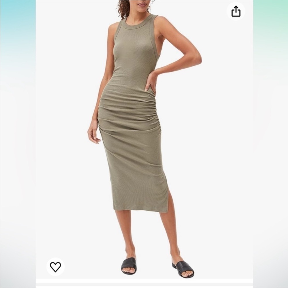 ⛱️🔥Michael Stars - Cream Ribbed Midi Dress - XL